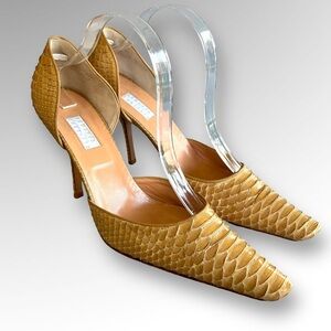 Edmundo Castillo Rare Tan Pump.